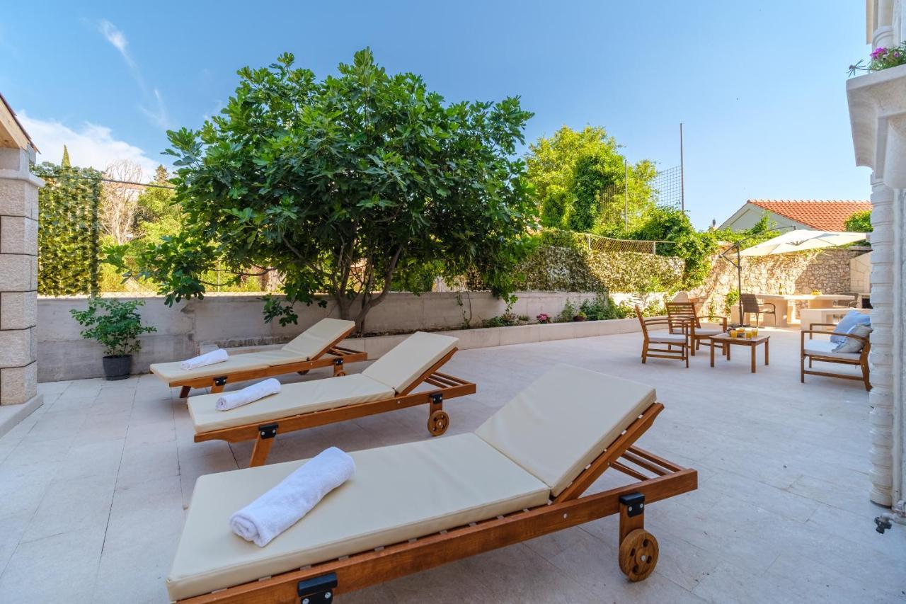 Luxury Stone Villa Nevija 2022 Private Villa Milna  Kültér fotó